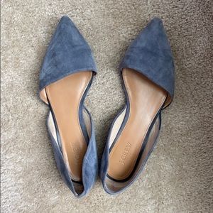 JCrew Zoe Suede Pointed Toe Flats